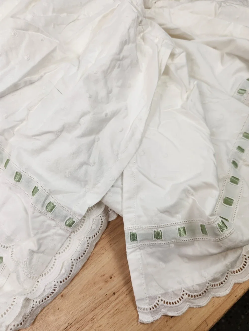 Pottery Barn Kids White Twin Bed Skirt 13